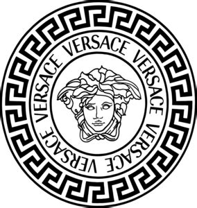 icons versace|versace logo black and white.